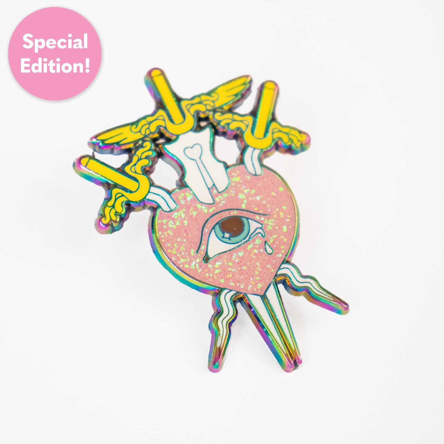 LIMITED EDITION Ethereal Three of Swords Enamel Pin