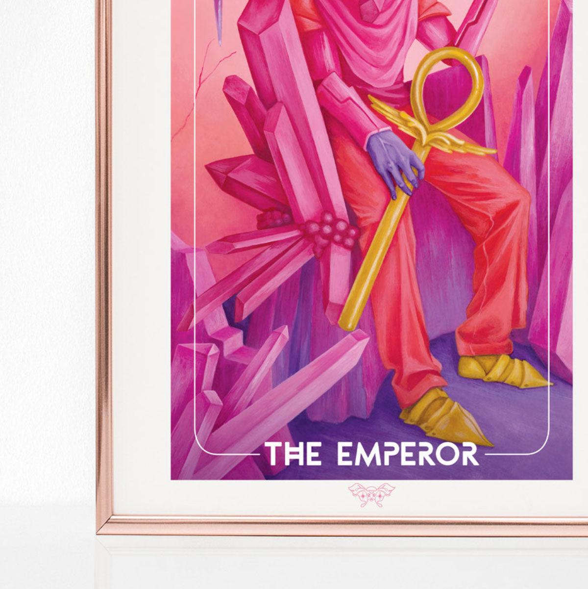 The Emperor Tarot - A4 Art Print