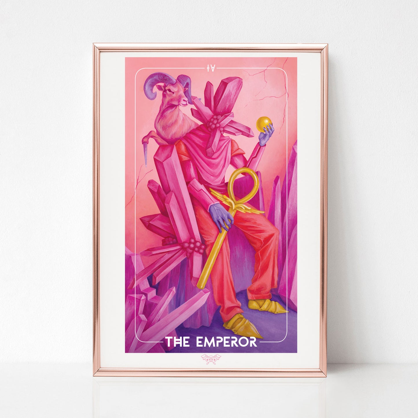 The Emperor Tarot - A4 Art Print