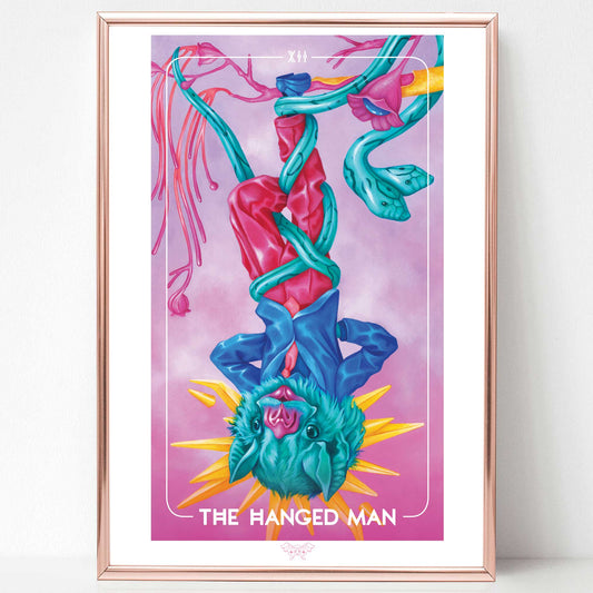 The Hanged Man Tarot - A3 Art Print