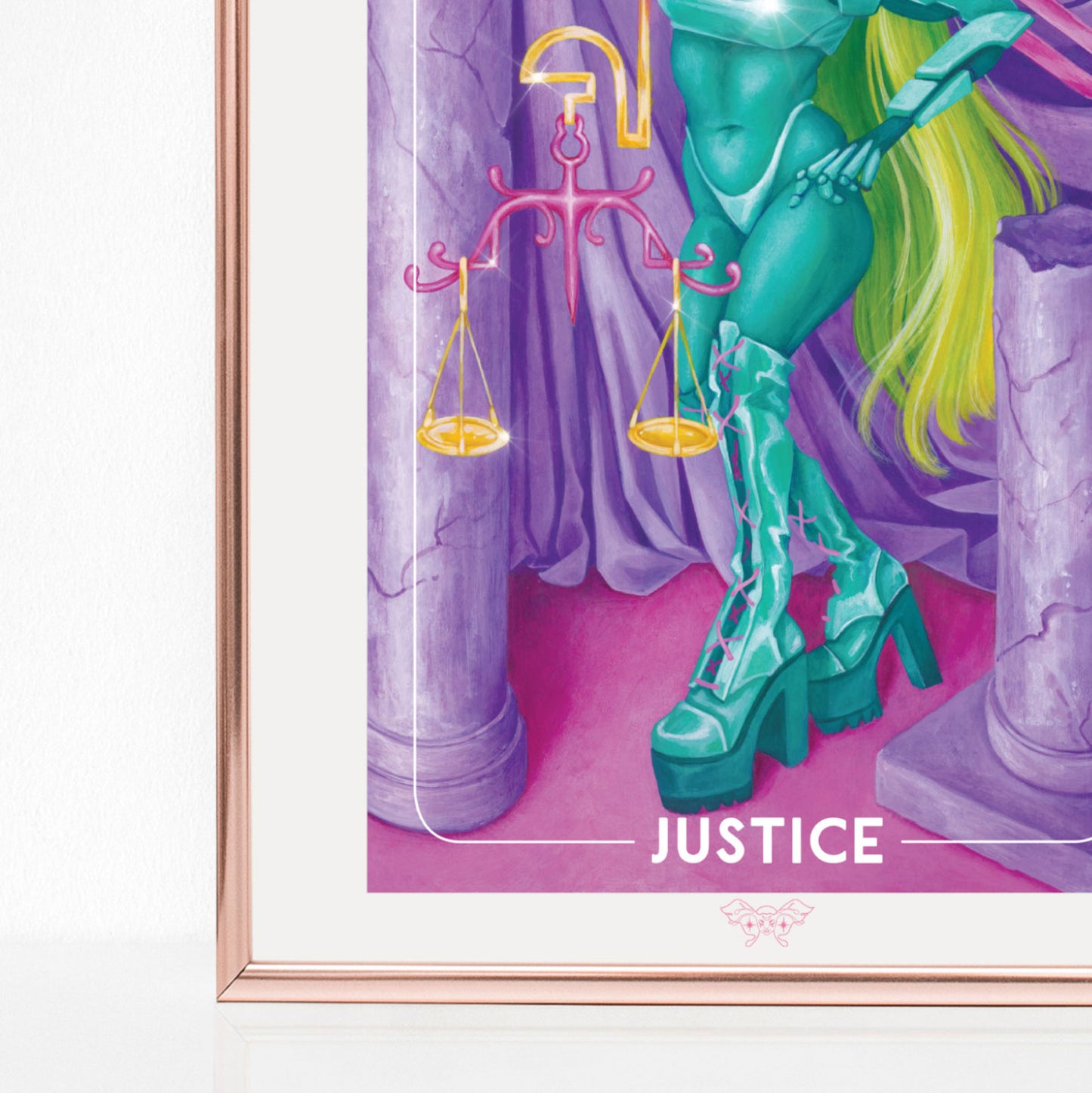 Justice Tarot - A4 Art Print